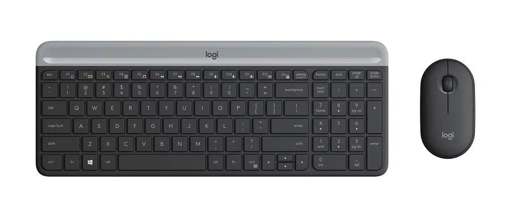 Combo Logitech MK470 inalámbrico slim, silencioso, negro - venhogarsa.com