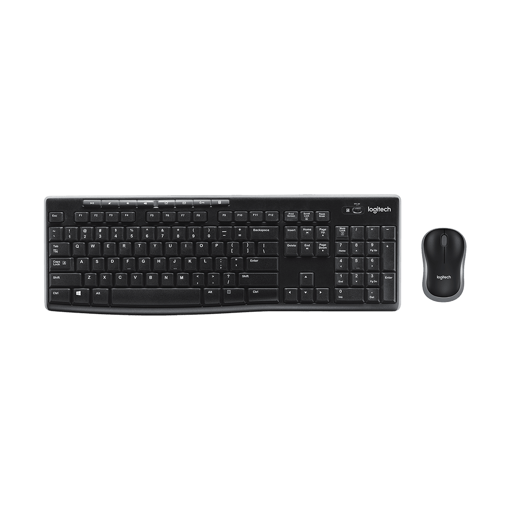 Combo inalámbrico Logitech MK270 con 8 accesos y 10m de alcance - venhogarsa.com