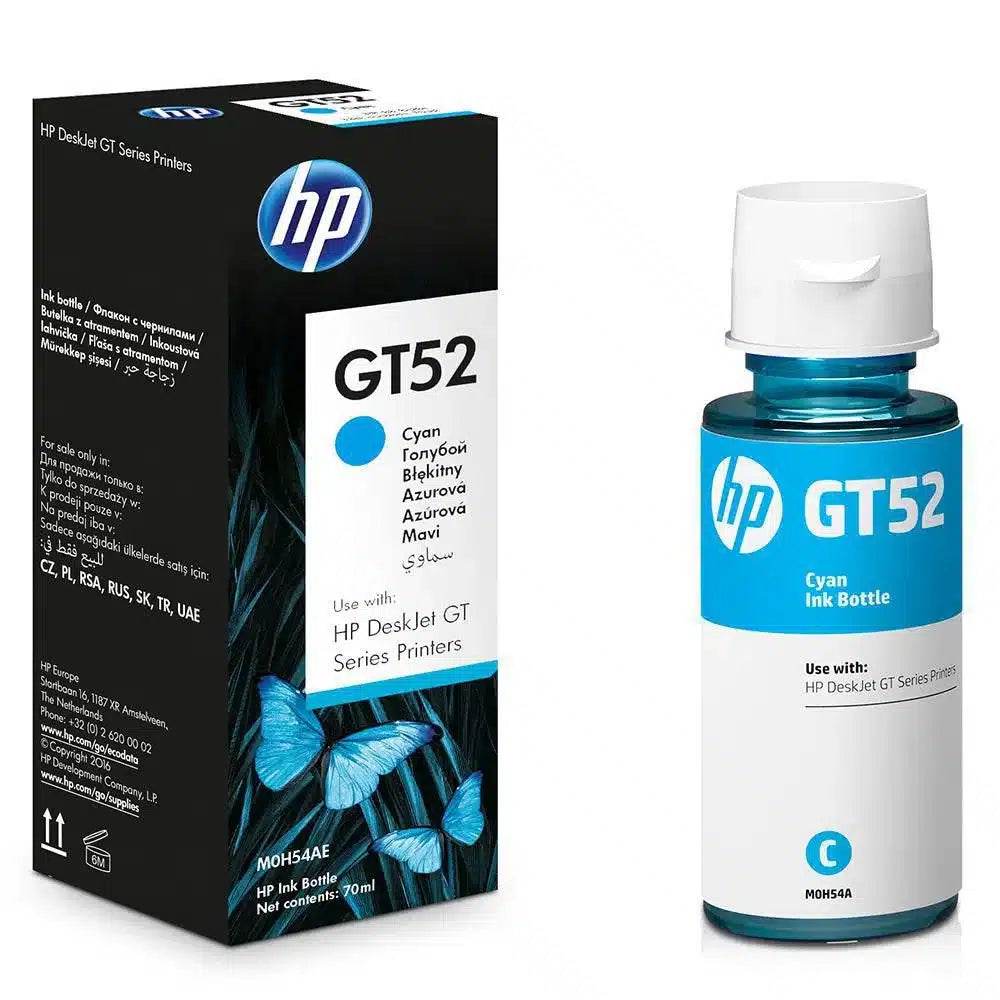 Tinta HP GT52 Cyan Alta Capacidad p/Smart Tank y Ink Tank - venhogarsa.com
