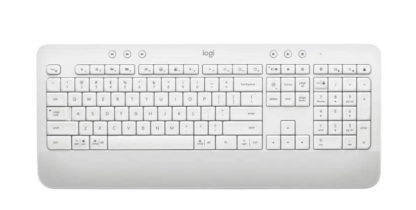 Teclado Logitech K380S Blanco, Bluetooth, Compacto y Silencioso - venhogarsa.com