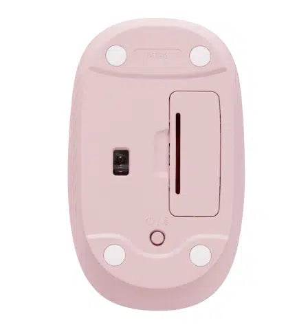 Mouse Logitech M196 rosa Bluetooth USB inalámbrico compacto - venhogarsa.com