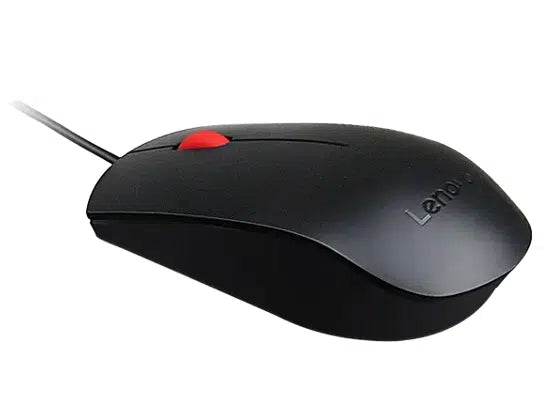 Mouse Lenovo Essential Alámbrico USB Negro | Preciso y Ergonómico - venhogarsa.com
