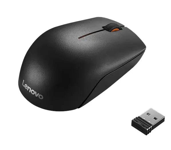 Mouse Lenovo 300 Inalámbrico USB Negro | Preciso y Portátil - venhogarsa.com