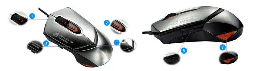 Mouse ASUS GX1000 Eagle Eye Gaming | Preciso, Alámbrico y Pro - venhogarsa.com