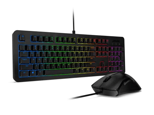Combo Lenovo KM300 Gaming RGB | Teclado y Mouse Alámbrico Pro - venhogarsa.com