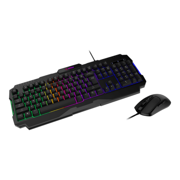 Combo MSI Forge GK100 RGB USB: Teclado y Mouse para Gaming - venhogarsa.com