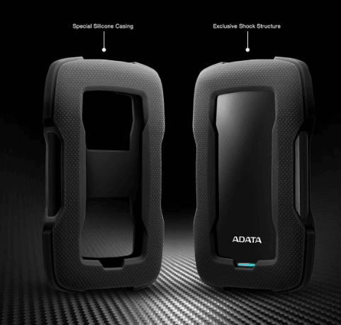Disco Duro ADATA HD330 5TB USB 3.0, externo, negro y resistente - venhogarsa.com