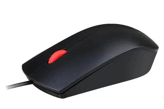 Mouse Lenovo Essential Alámbrico USB Negro | Preciso y Ergonómico - venhogarsa.com