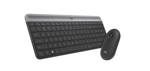 Combo Logitech MK470 inalámbrico slim, silencioso, negro - venhogarsa.com
