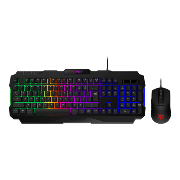 Combo MSI Forge GK100 RGB USB: Teclado y Mouse para Gaming - venhogarsa.com