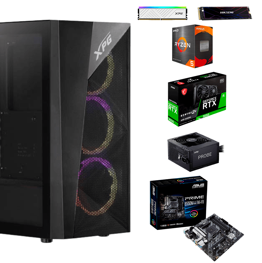 PC Ryzen 5 5600X + RTX 3050 | Velocidad, Potencia y WiFi - venhogarsa.com