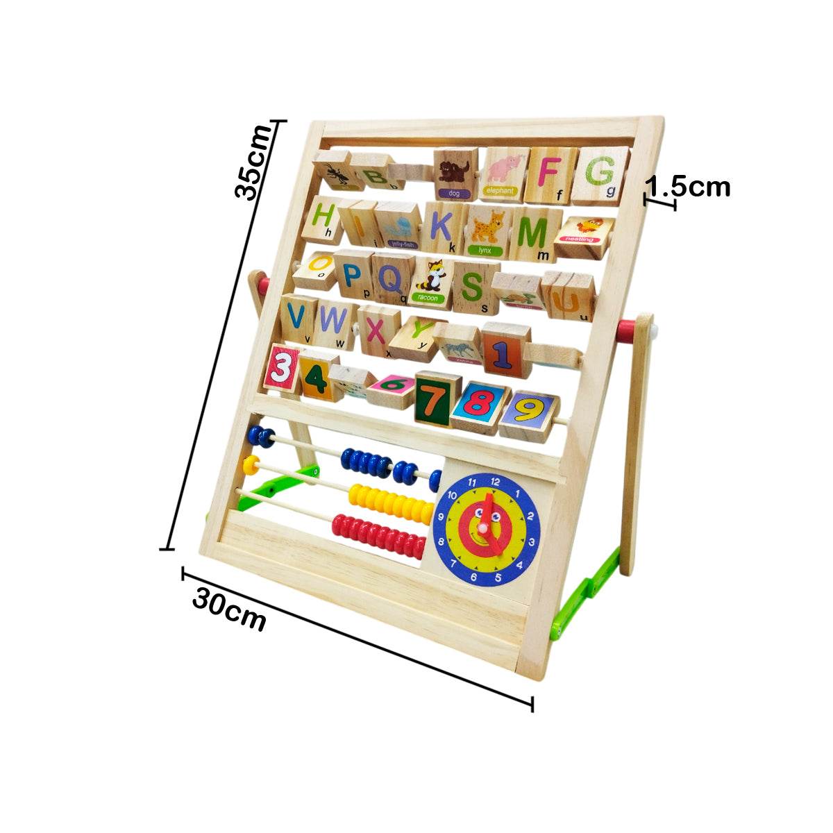 Tablero Educativo Abaco Didáctico Madera Infantil - venhogarsa.com
