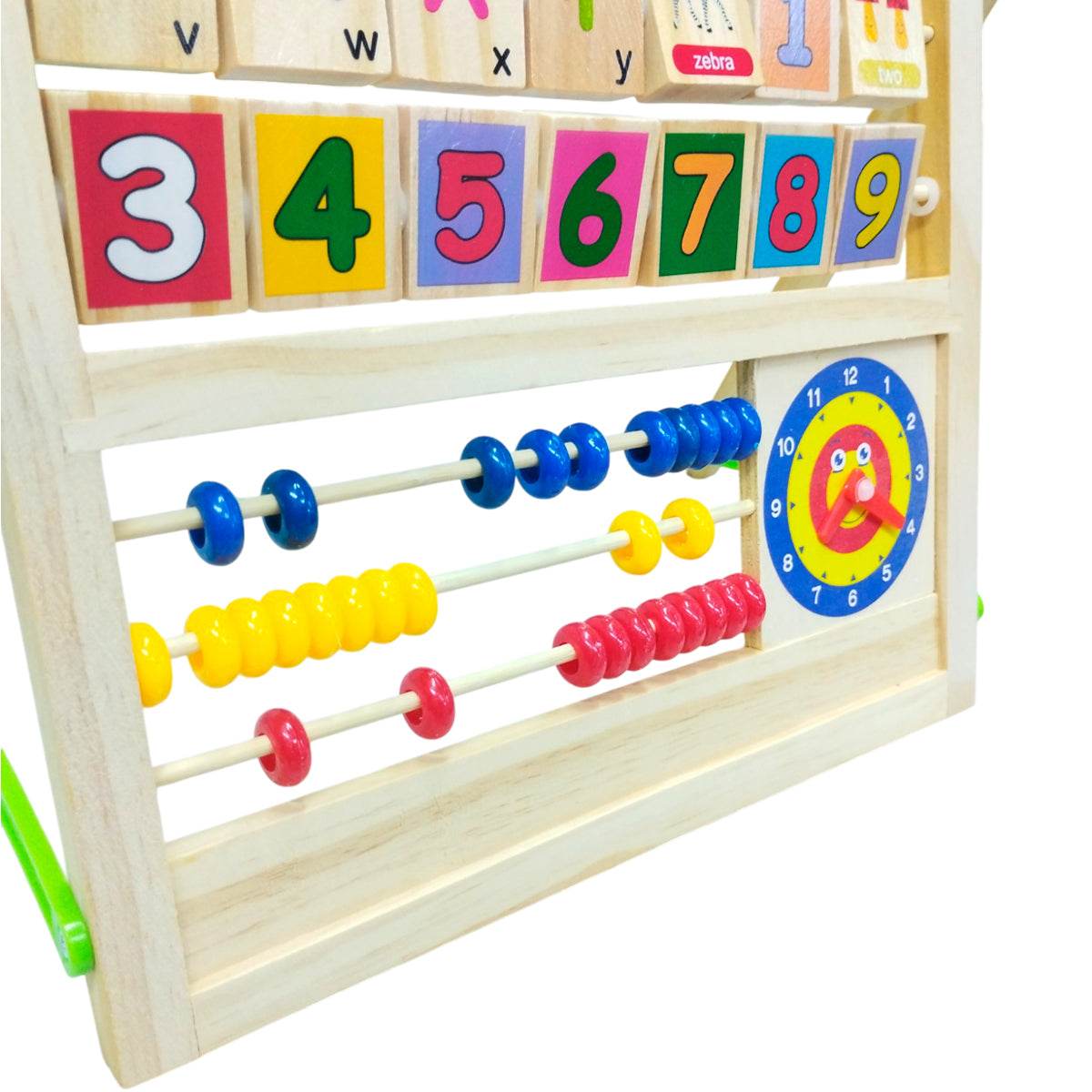 Tablero Educativo Abaco Didáctico Madera Infantil - venhogarsa.com