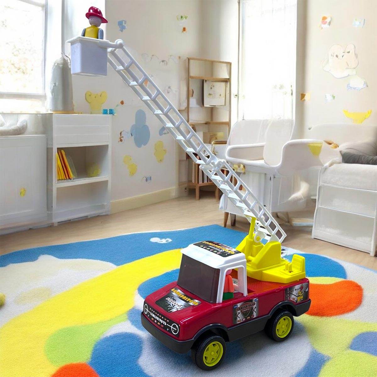 Camión de Bomberos con Sonido Juguete Interactivo para Niños - venhogarsa.com