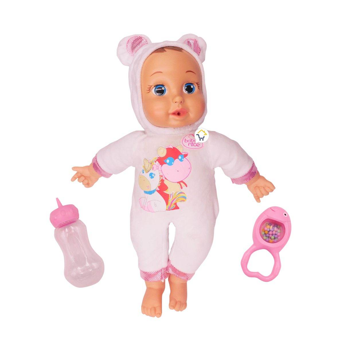 Muñeca Bebe Lagrimas Reales Sonidos Infantil Juguete - venhogarsa.com