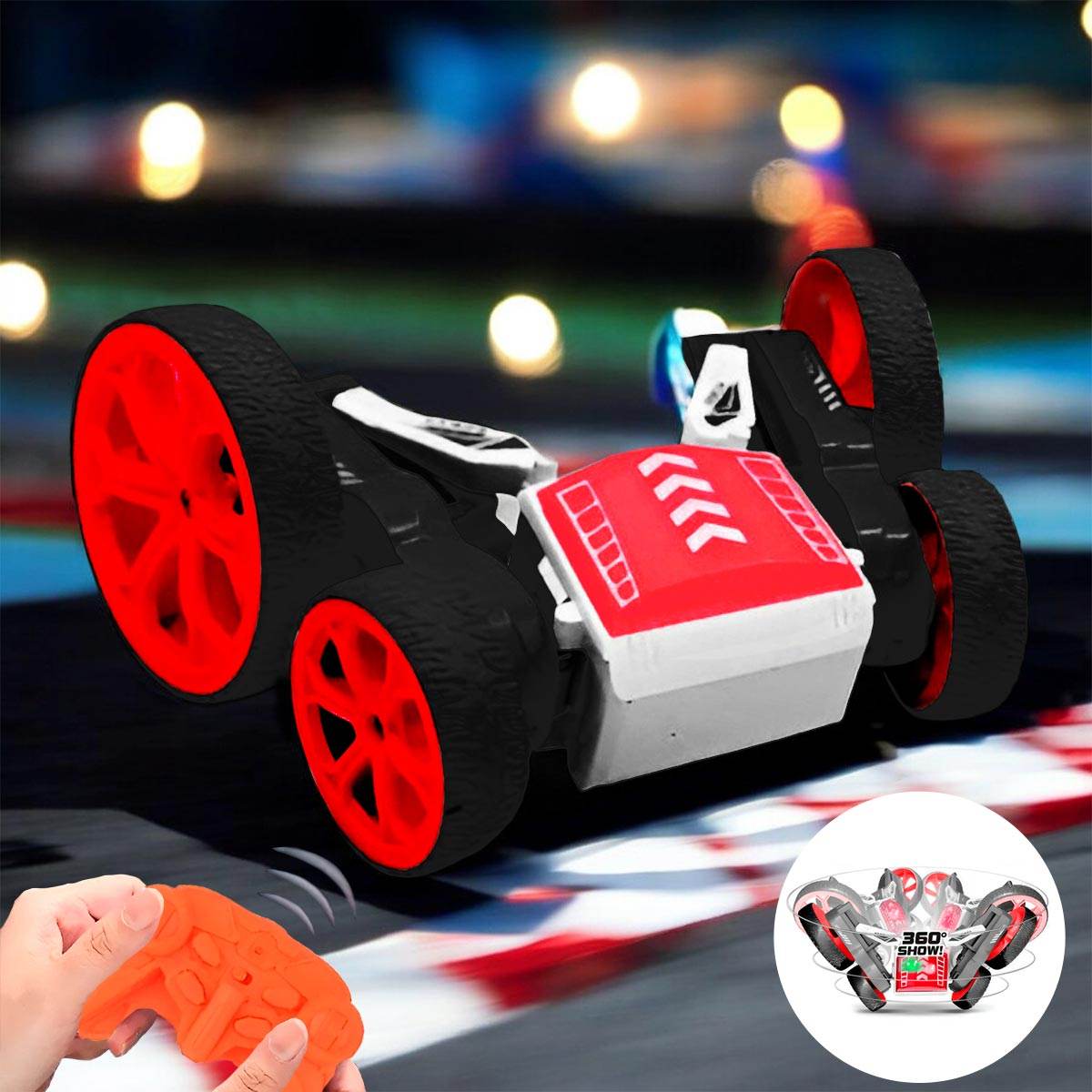 Carro de Juguete Acrobático con Control Remoto - venhogarsa.com