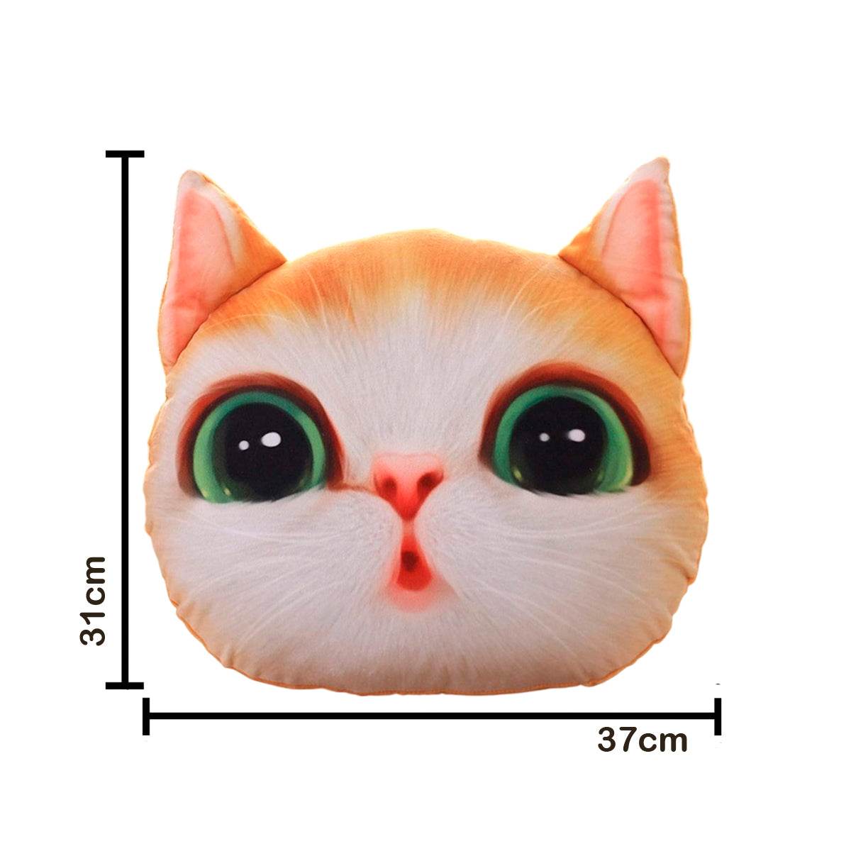 Cojín De Gatos 3D X3 Decoración Almohada - venhogarsa.com