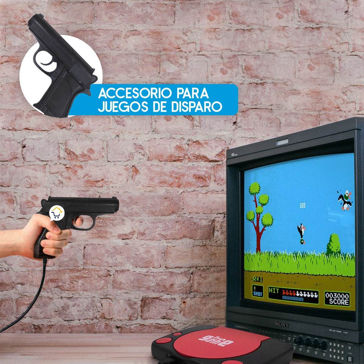 Consola Retro 110 Juegos En 1 Clásica 2 Controles - venhogarsa.com