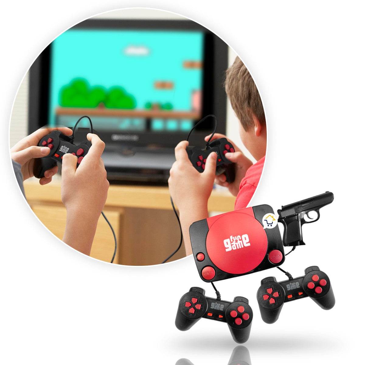 Consola Retro 110 Juegos En 1 Clásica 2 Controles - venhogarsa.com