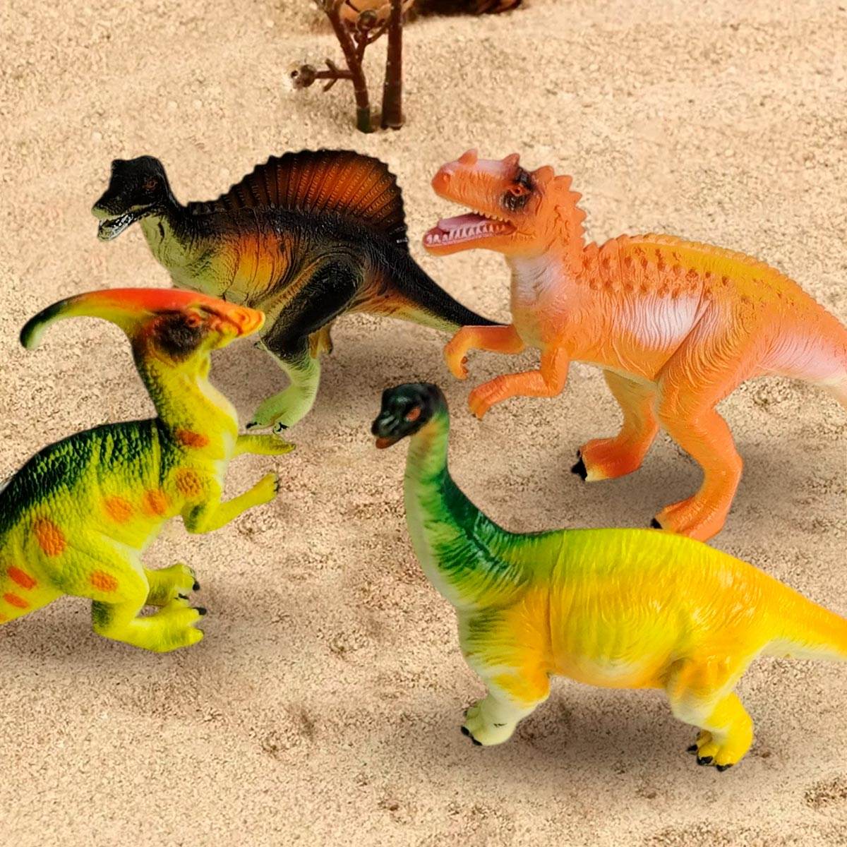 Set 6 figuras Dinosaurios Juguete Realistas - venhogarsa.com