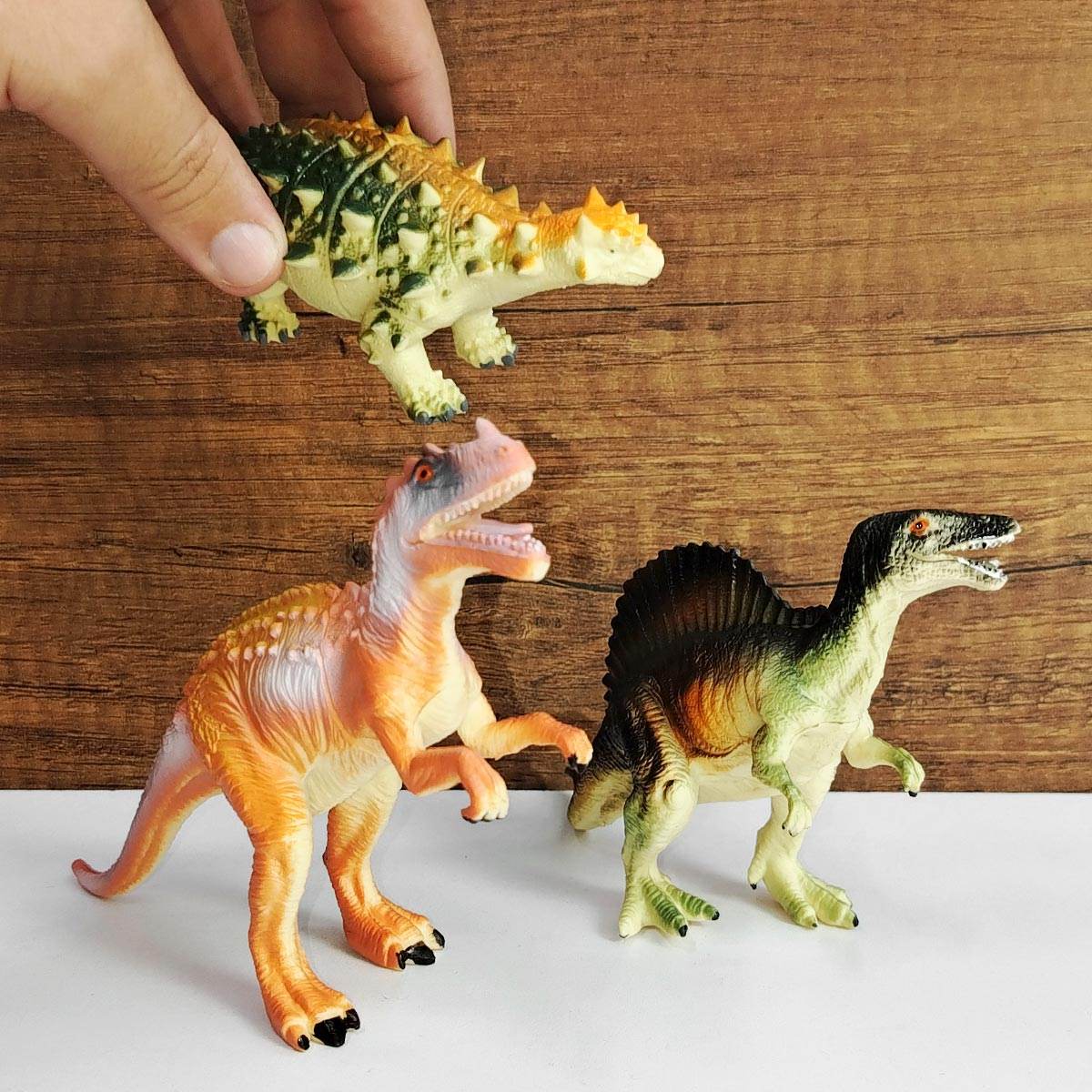 Set 6 figuras Dinosaurios Juguete Realistas - venhogarsa.com