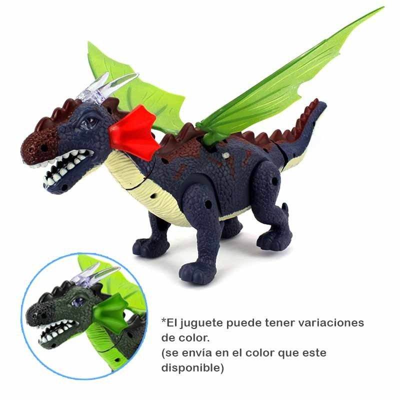 Dragón Con Sonidos Luces Movimiento Dinosaurio - venhogarsa.com