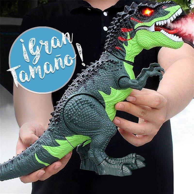 Dinosaurio Pone Huevos Vapor Luces Sonido y Movimiento - venhogarsa.com
