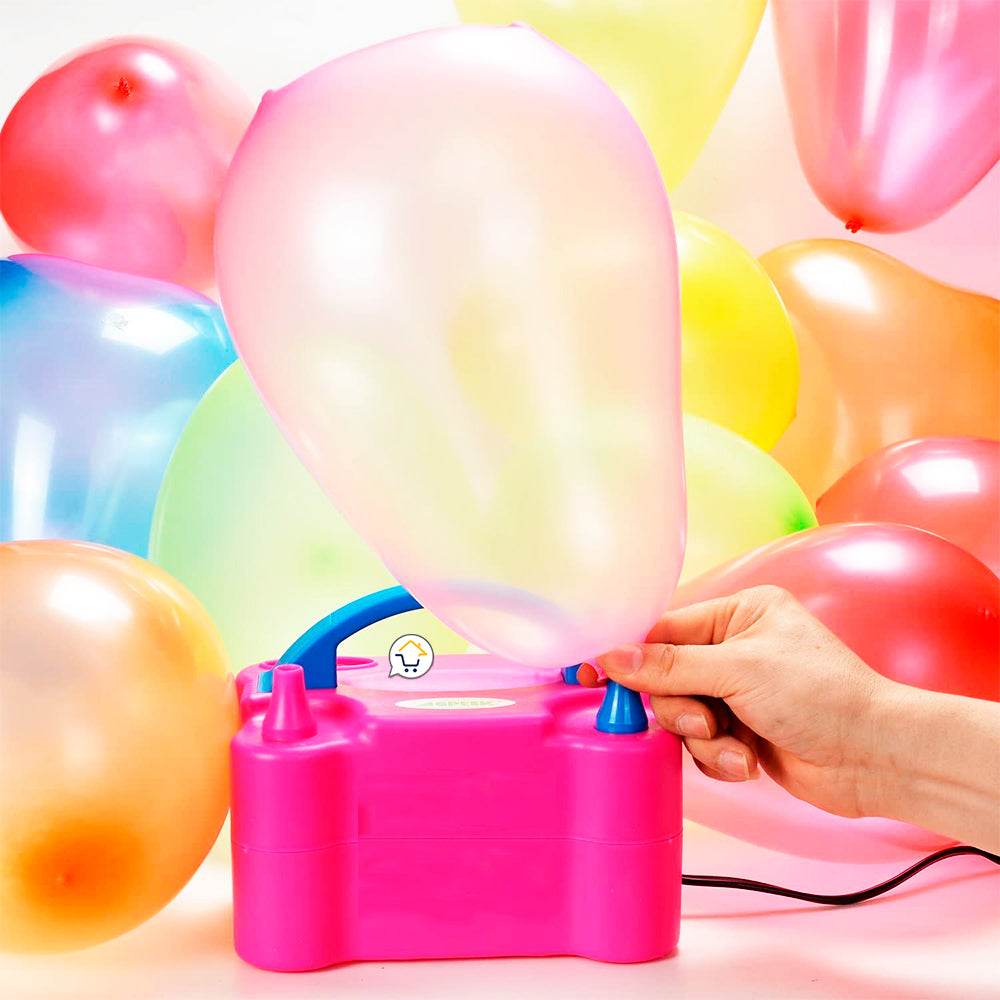 Inflador De Globos Eléctrico Automático Doble Boquilla - venhogarsa.com