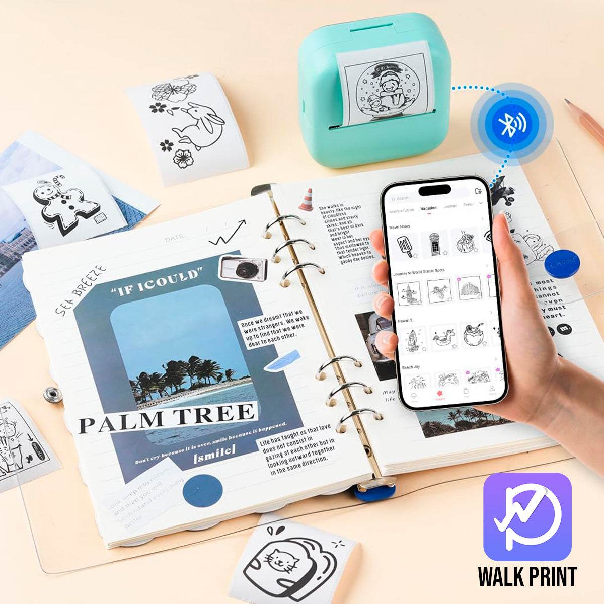Mini Impresora Portátil térmica inalámbrica Bluetooth X3 - venhogarsa.com