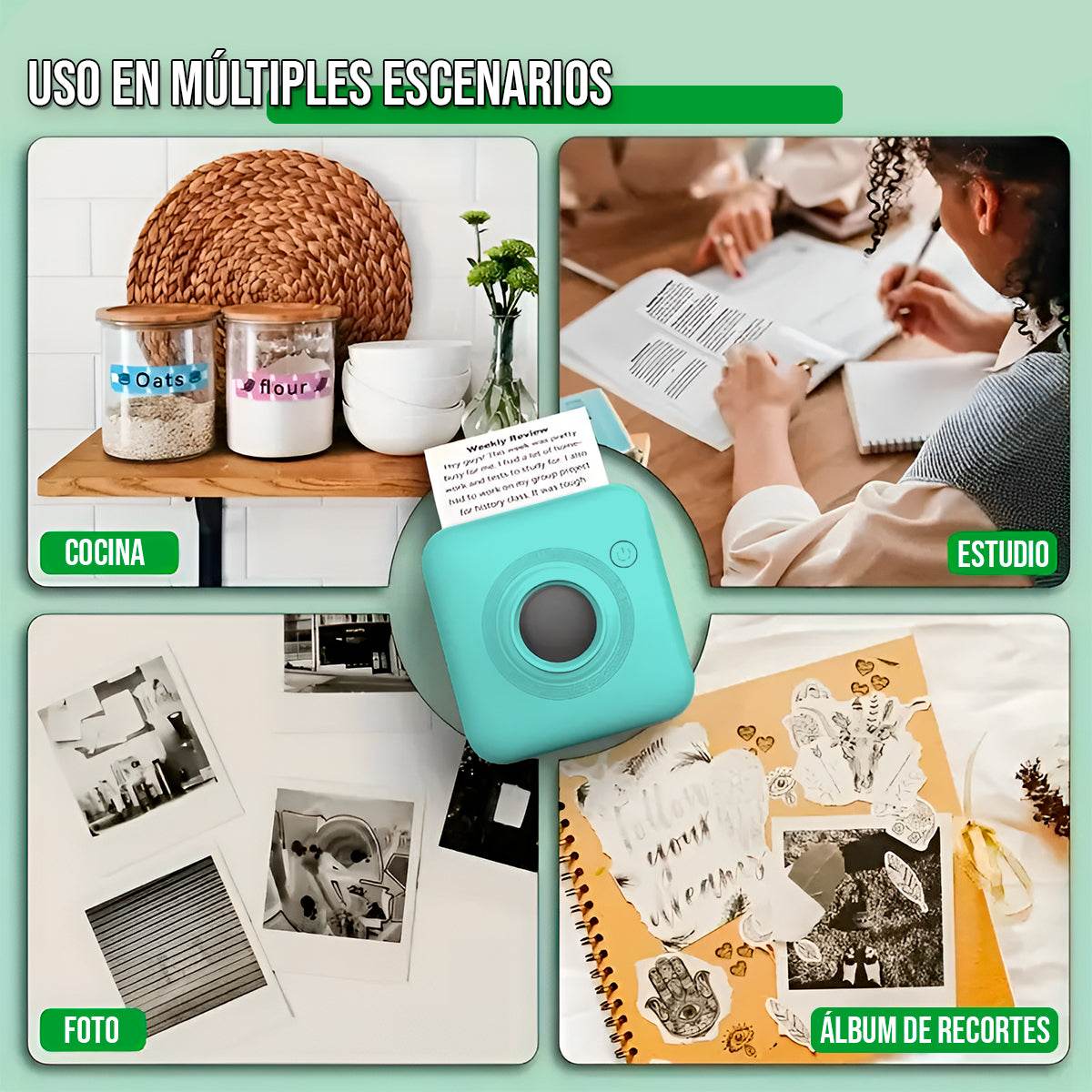 Mini Impresora Portátil térmica inalámbrica Bluetooth X3 - venhogarsa.com