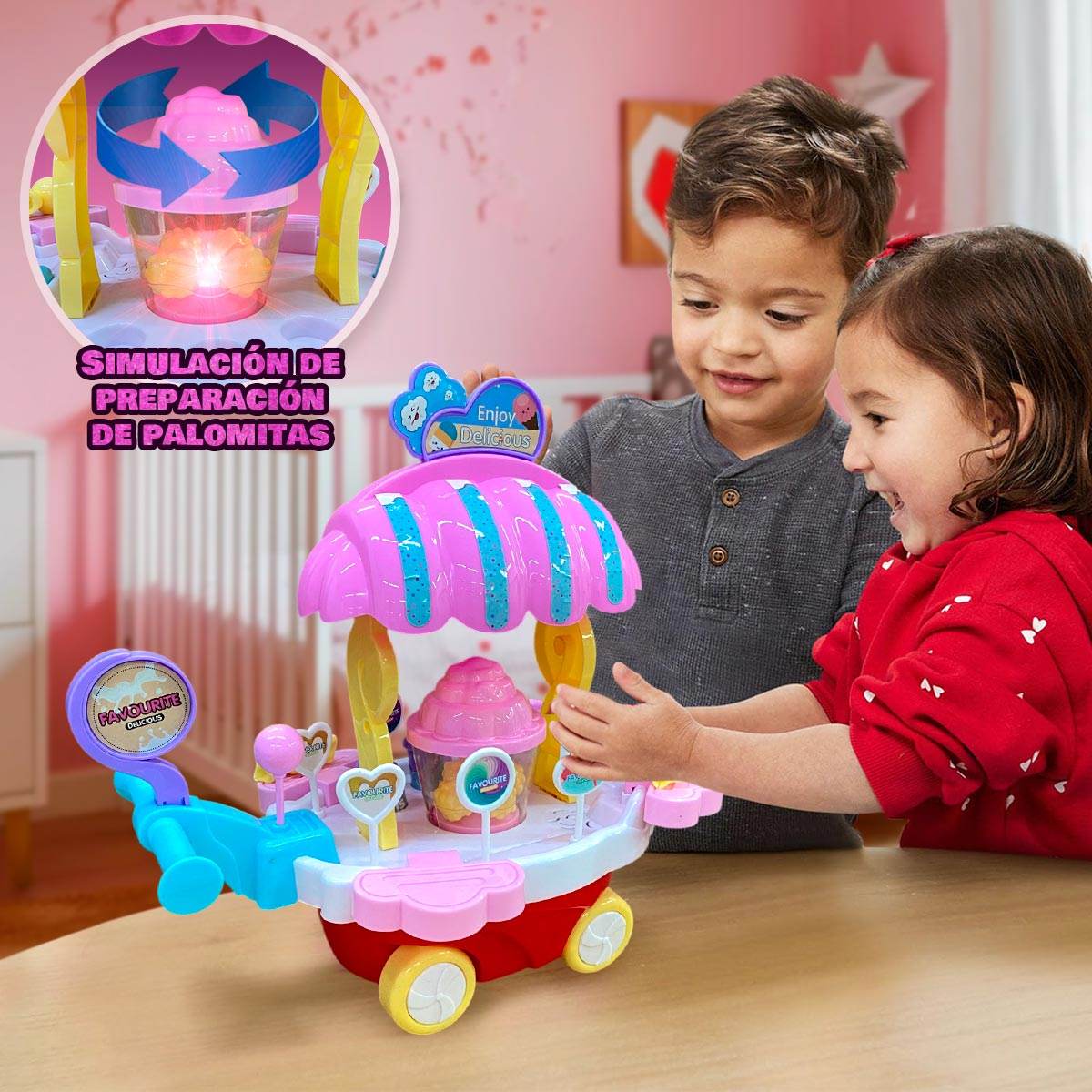 Carrito Interactivo De Ventas Luces Movimientos y Sonidos - venhogarsa.com