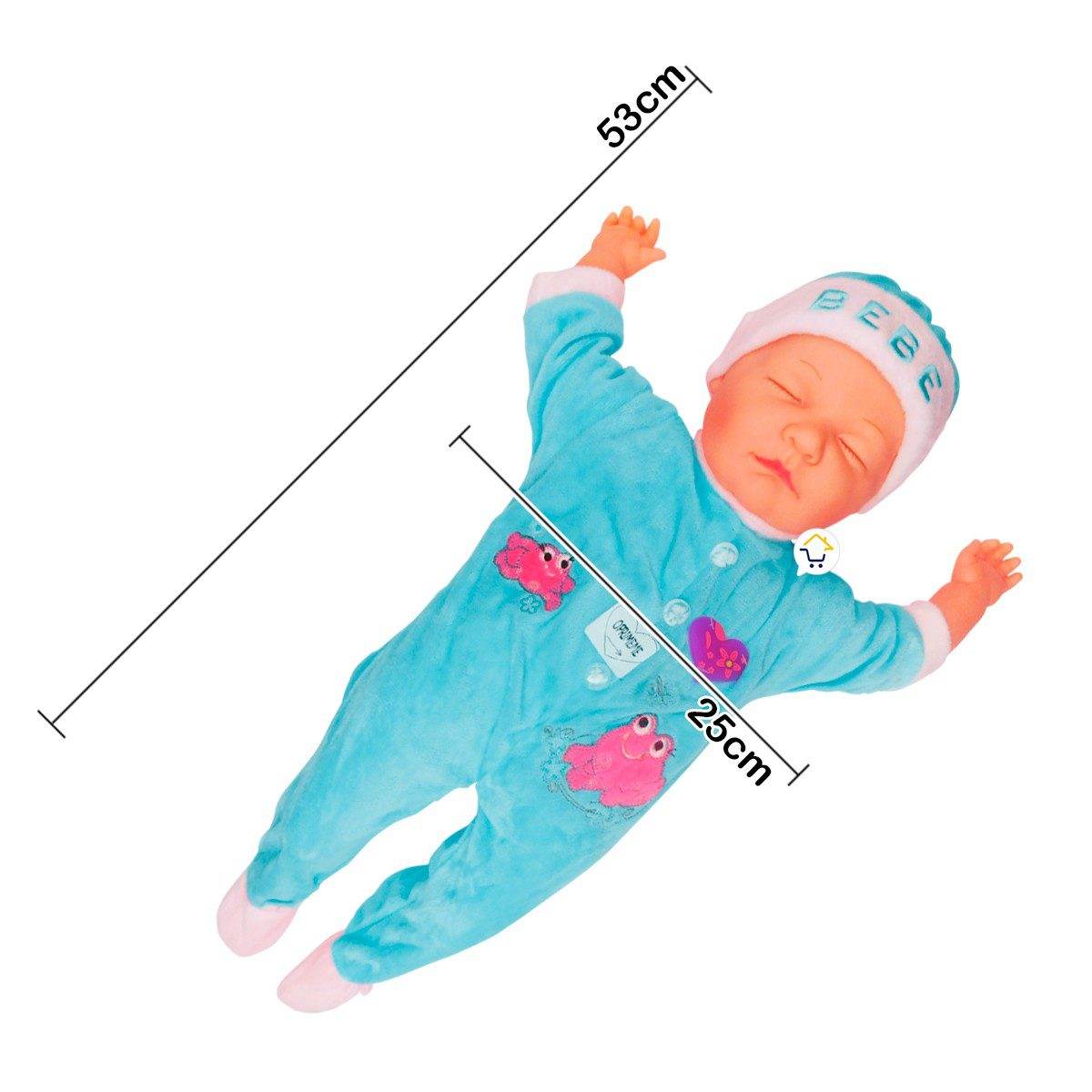Muñeca Bebé Canciones Didáctica peluche Luces Infantil - venhogarsa.com