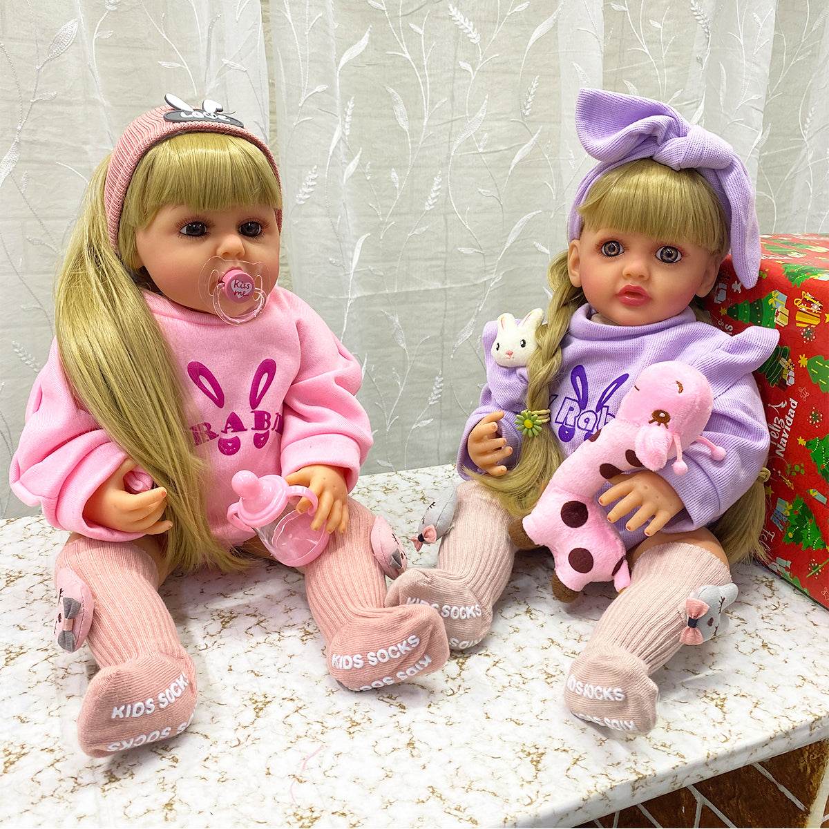Muñeca Bebé Realista Didáctica peluche jirafa Sonidos - venhogarsa.com