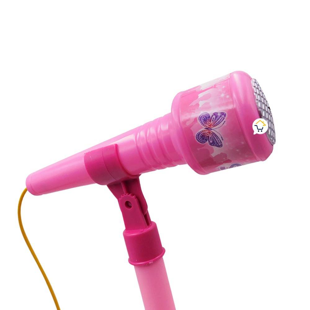 Micrófono Doble Karaoke Guitarra Musical Luces Sonidos - venhogarsa.com