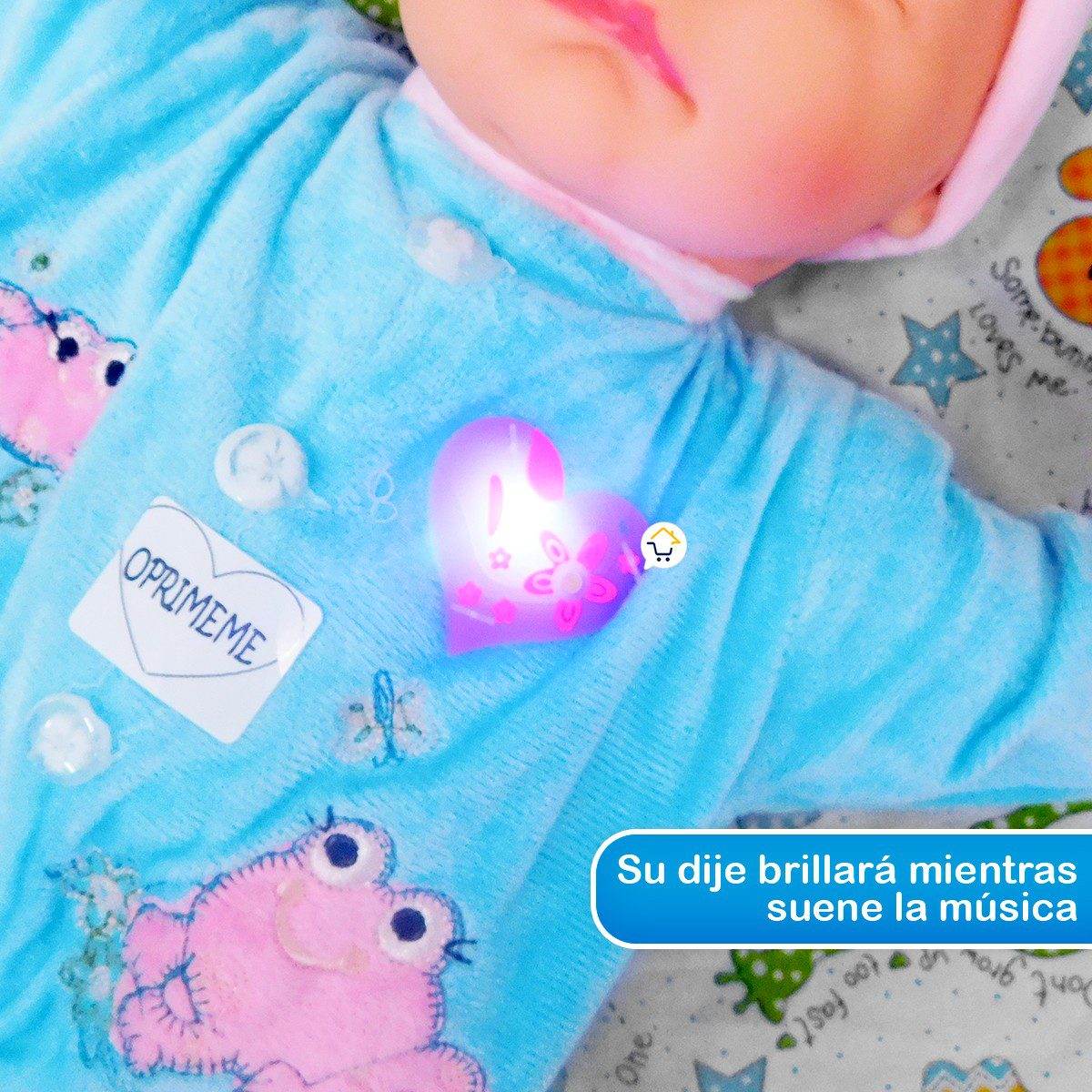Muñeca Bebé Canciones Didáctica peluche Luces Infantil - venhogarsa.com