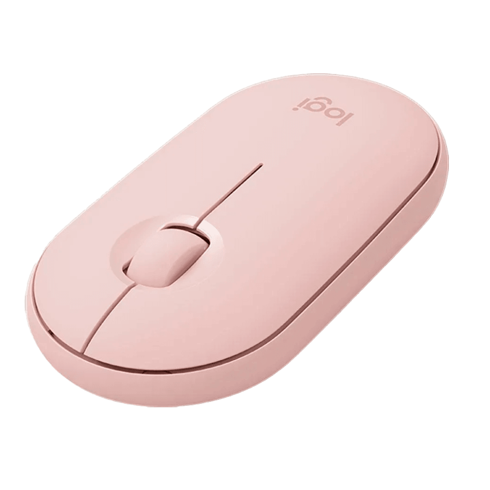 Mouse Logitech Pebble M350 Rosa, Bluetooth, Silencioso y Portátil - venhogarsa.com