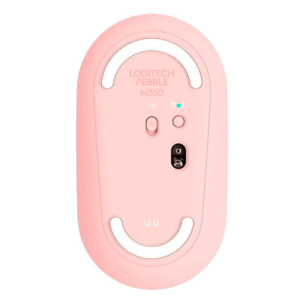Mouse Logitech Pebble M350 Rosa, Bluetooth, Silencioso y Portátil - venhogarsa.com