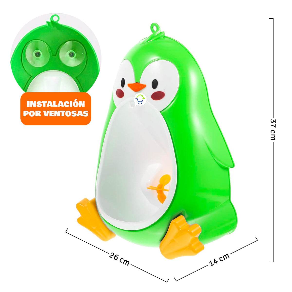 Orinal Portátil Infantil De Pingüino Para Pared Entrenamiento Niño - venhogarsa.com