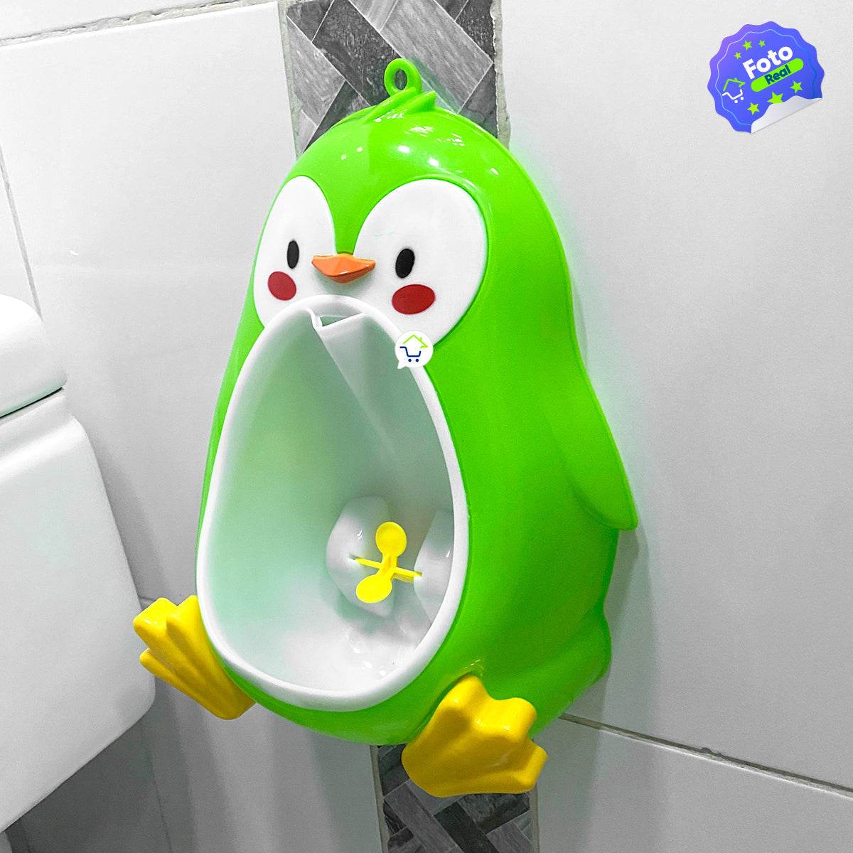 Orinal Portátil Infantil De Pingüino Para Pared Entrenamiento Niño - venhogarsa.com