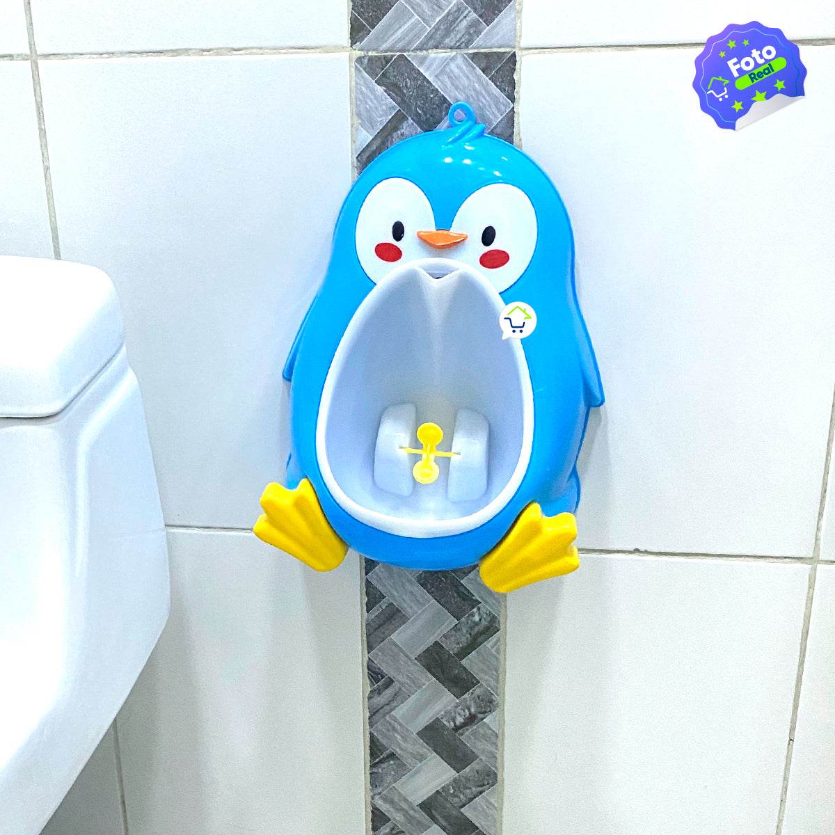 Orinal Portátil Infantil De Pingüino Para Pared Entrenamiento Niño - venhogarsa.com