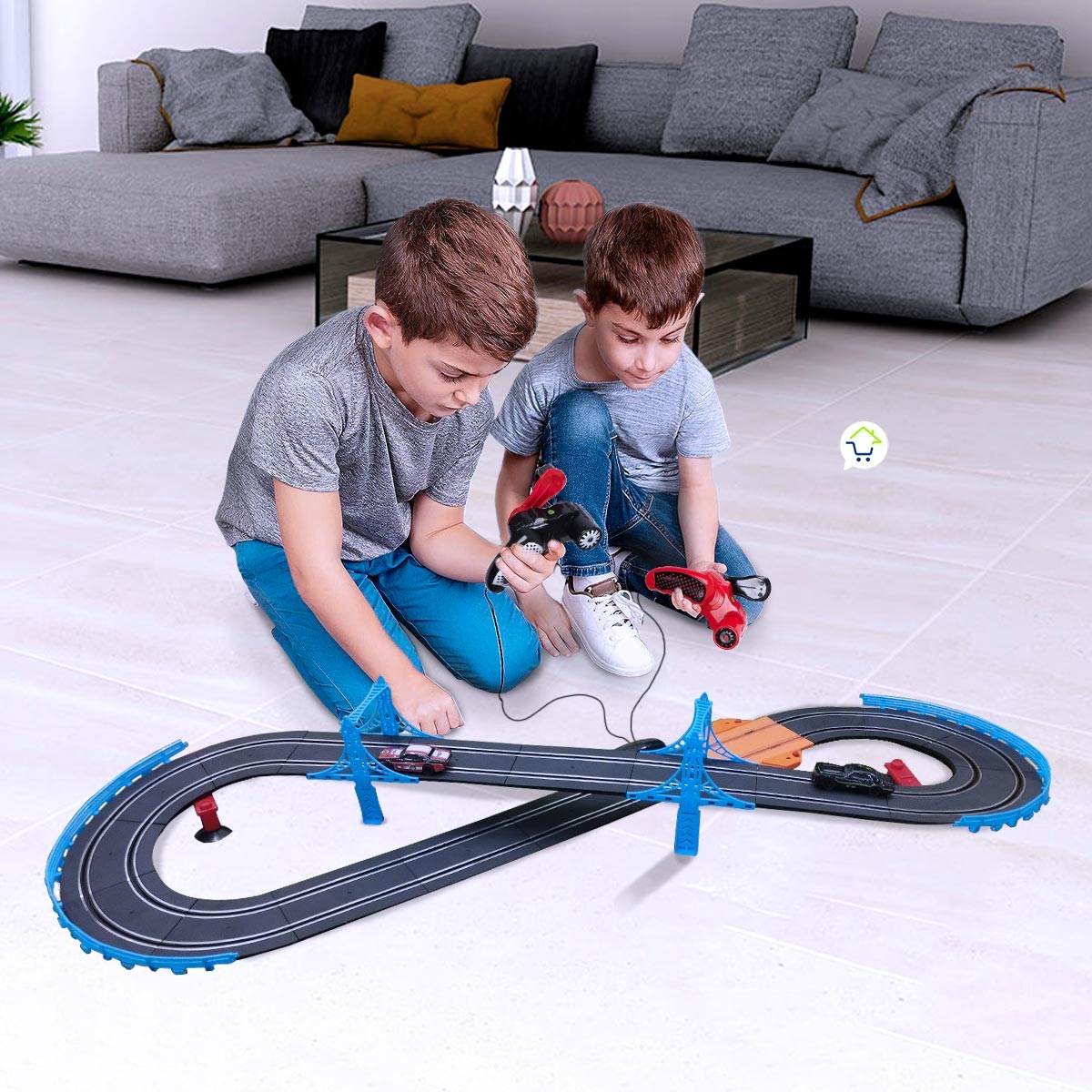 Pista Armable Carreras Contador 2 Controles Juguete Infantil - venhogarsa.com