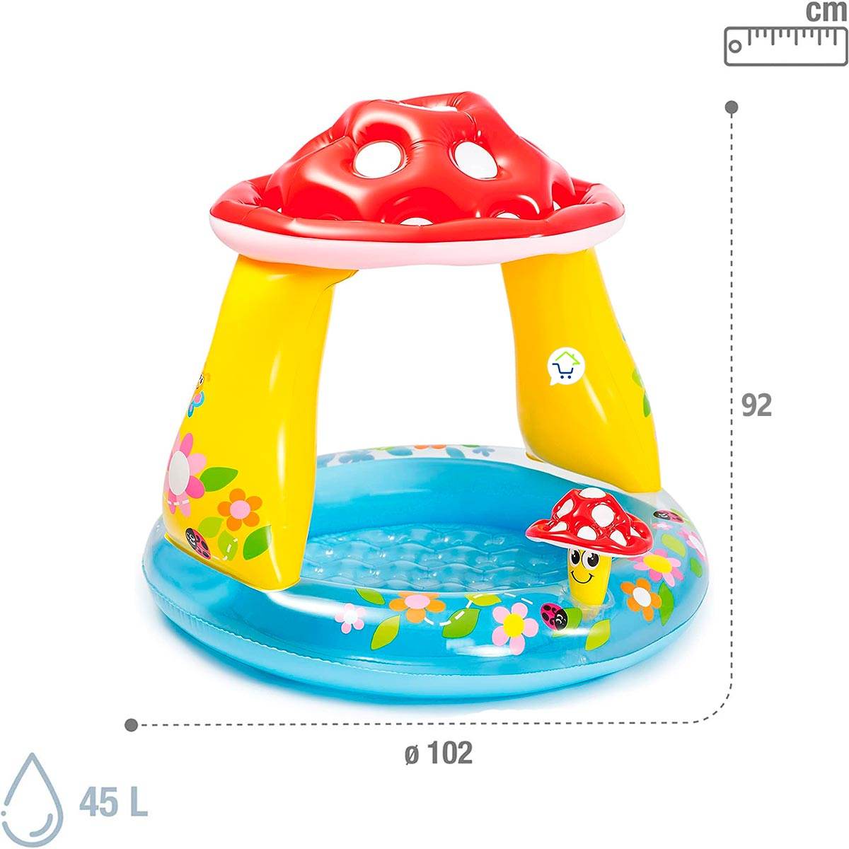 Piscina Inflable Hongo Flotador Infantil - venhogarsa.com