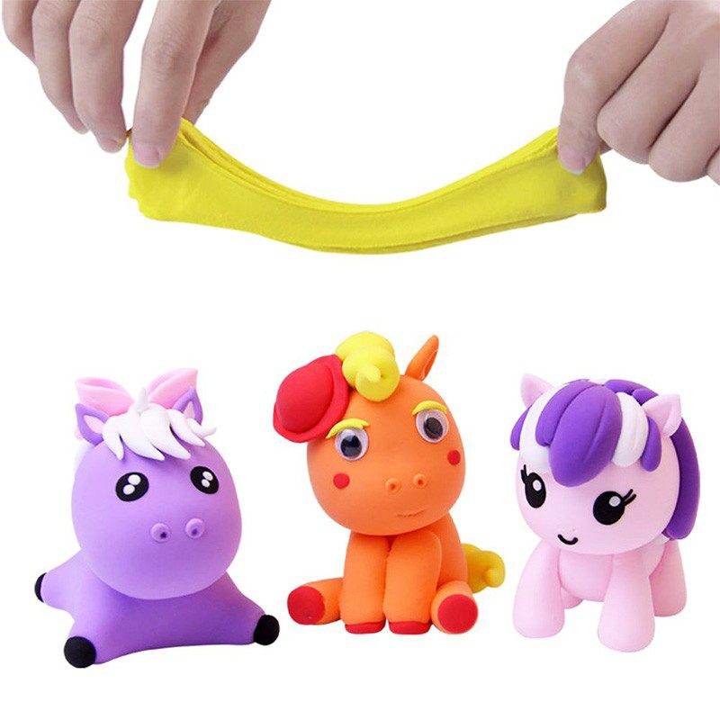 Plastilina Elástica Foamy 100g Moldeable Flexible Manualidades - venhogarsa.com