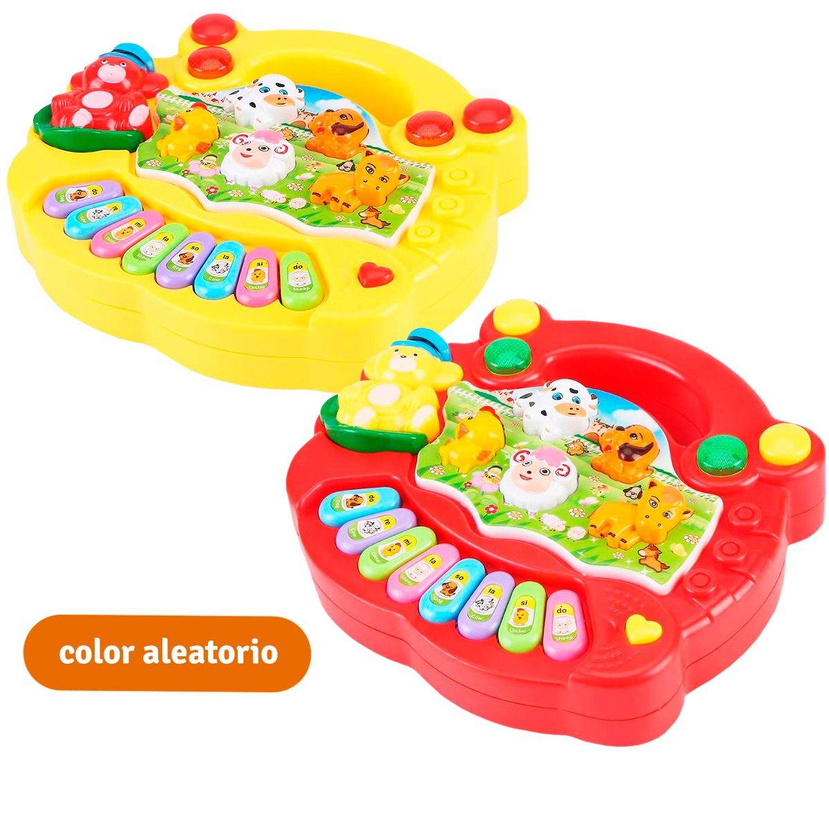 Mini Piano Didáctico Animales Granja Musicales Juguete Infantil - venhogarsa.com