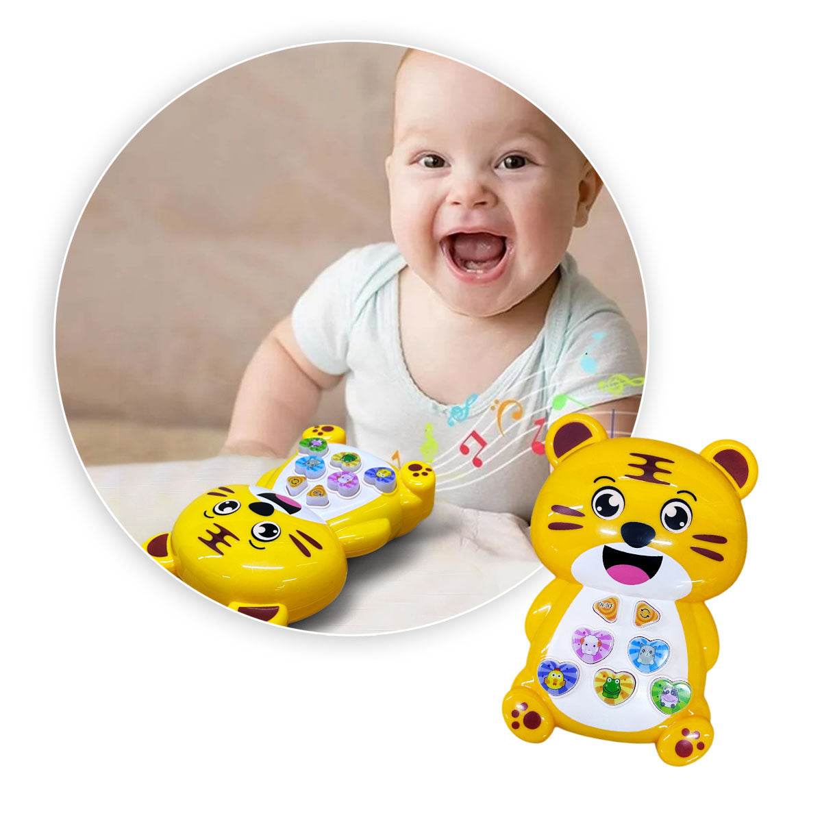Piano Musical Tigre Infantil Interactivo - venhogarsa.com