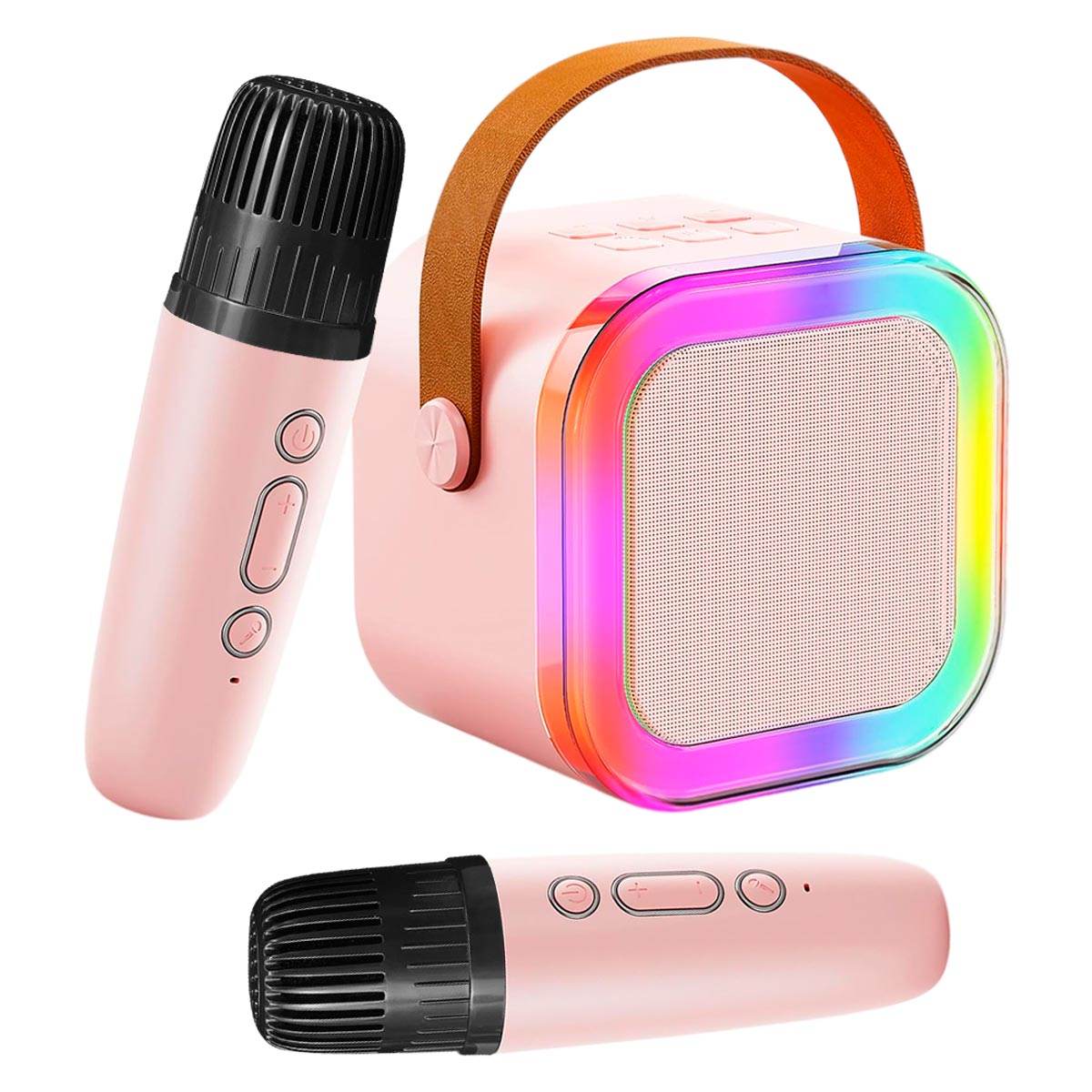 Kit De Karaoke Parlante Mágico + Micrófonos Inalámbricos K12 - venhogarsa.com