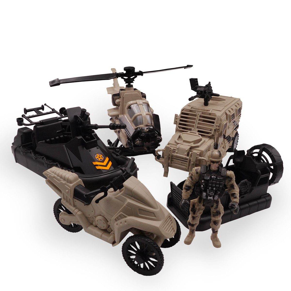 Set Vehículos Militares X5 Juguete Niños - venhogarsa.com