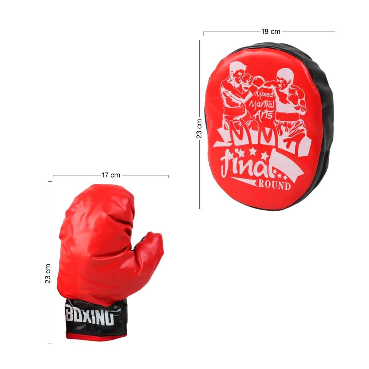 Set de Boxeo Infantil Guantes y Cojín de Golpeo - venhogarsa.com