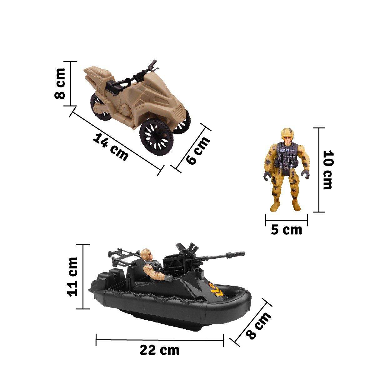 Set Vehículos Militares X5 Juguete Niños - venhogarsa.com