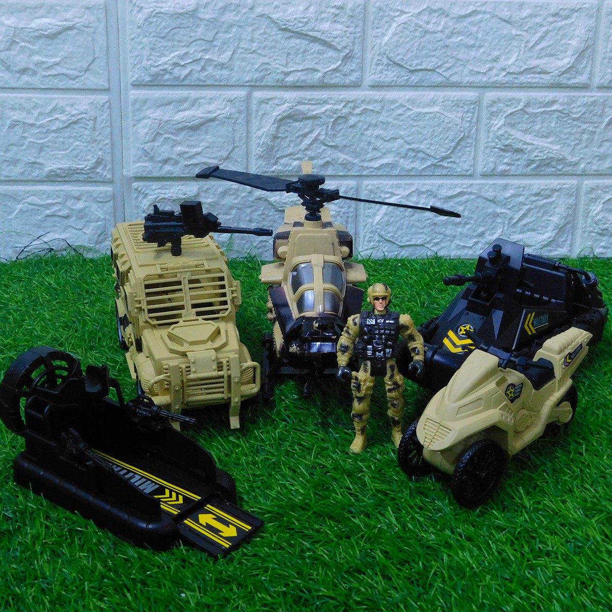 Set Vehículos Militares X5 Juguete Niños - venhogarsa.com